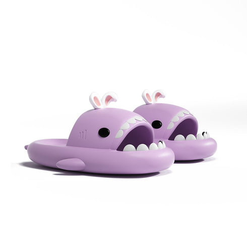 Sharkicks Basic - Claquettes Requins Lapin